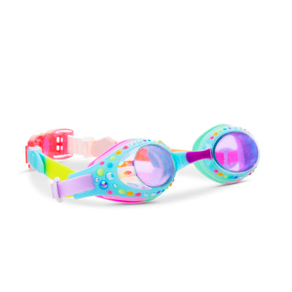 Barrier Reef Blue Tropical Getaway Girl Kids' Swim Goggles
