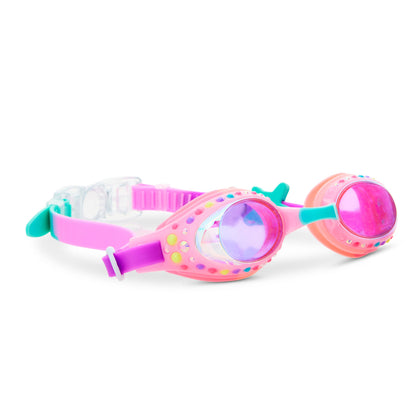 Pink Paradise Tropical Getaway Girl Kids' Swim Goggles