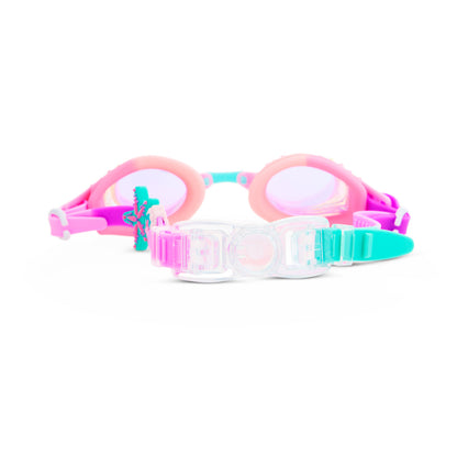 Pink Paradise Tropical Getaway Girl Kids' Swim Goggles