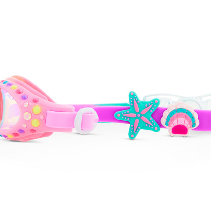 Pink Paradise Tropical Getaway Girl Kids' Swim Goggles