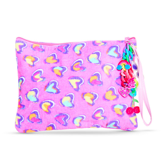 Purrty Pink Paws Kids' Carry-All Pouch