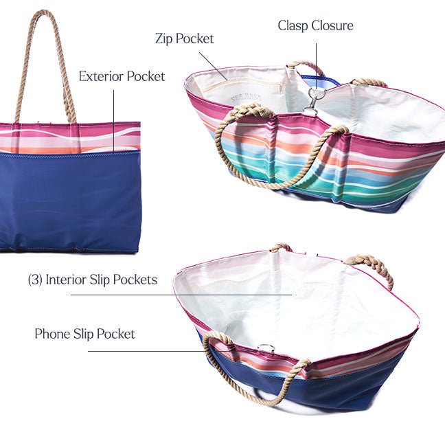 Sunset Surf Ogunquit Beach Tote