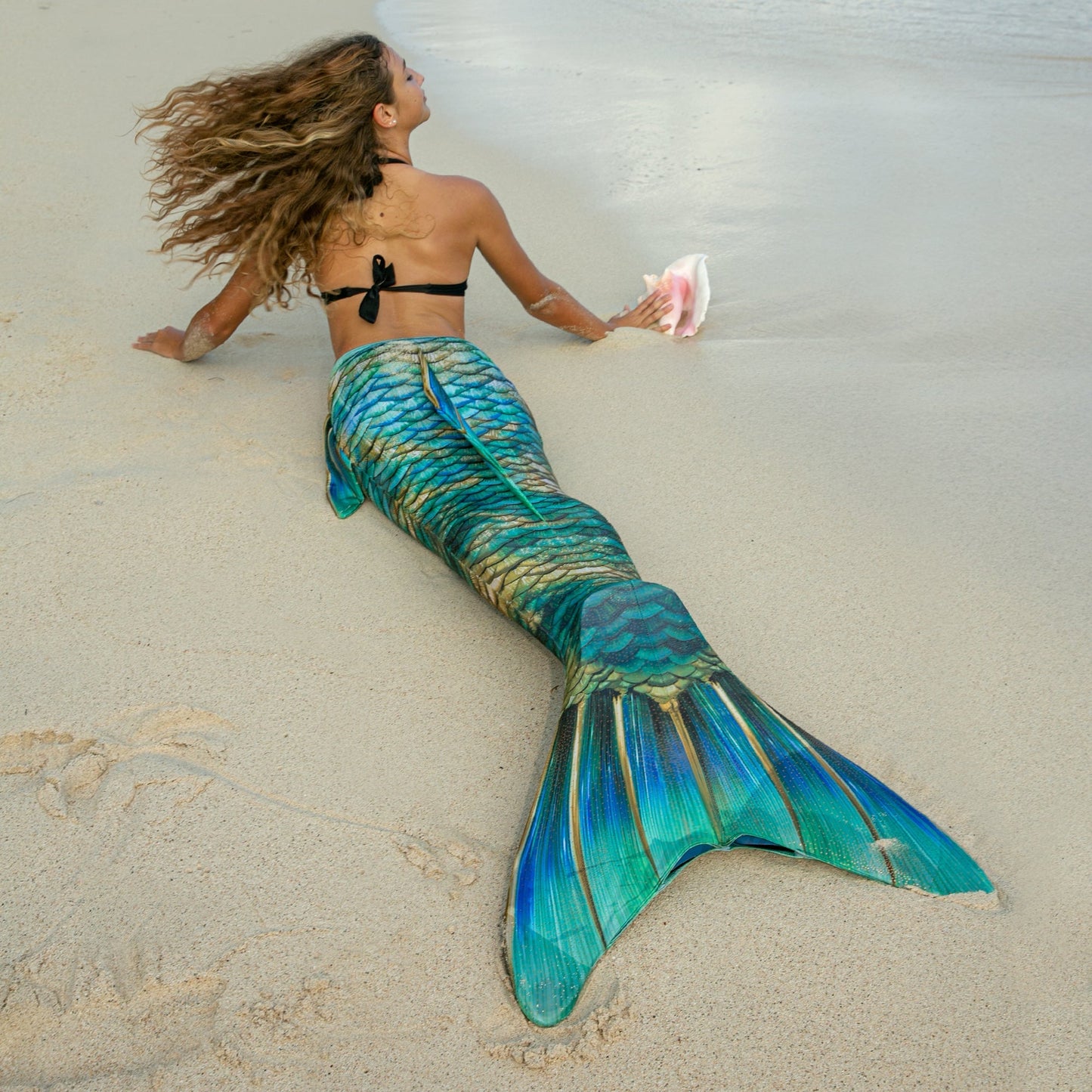 Golden Paradise Mermaid Tail