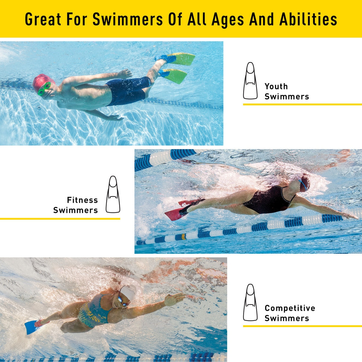 FINIS Long Floating Swim Fins