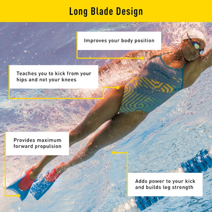 FINIS Long Floating Swim Fins