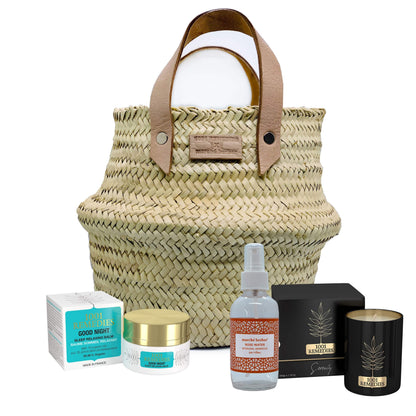 1001 REMEDIES Gift Basket | 1001 Remedies x Marche Berber - LUXUSFIT Luxury Exercise & Recovery Equipment