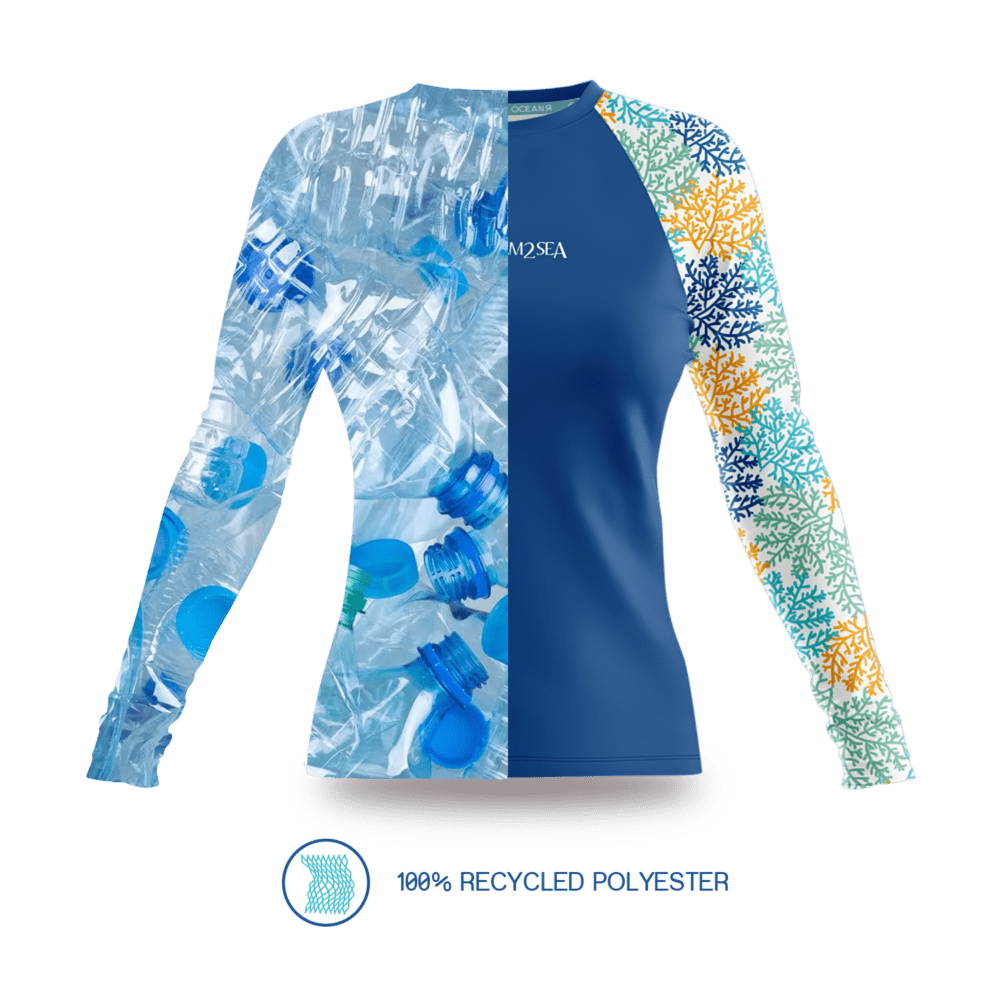 Rash Guard Waves Unisex (Blue)
