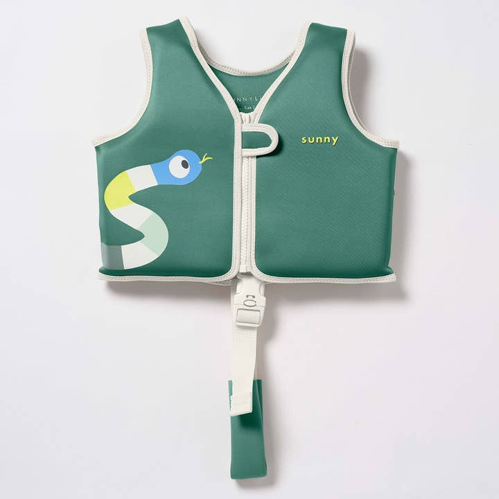 Sunnylife - Wholesale Beach Accessories - Float Vest 2-3 Into the Jungle Green1