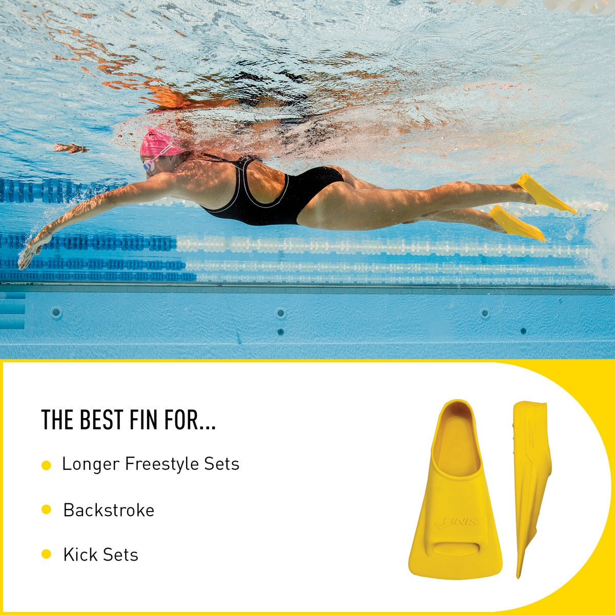 FINIS ZOOMERS® GOLD Short Blade Swim Training Fins