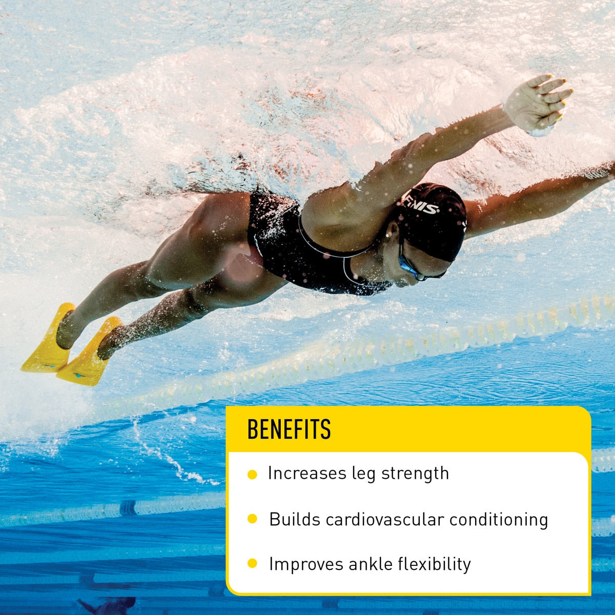 FINIS ZOOMERS® GOLD Short Blade Swim Training Fins