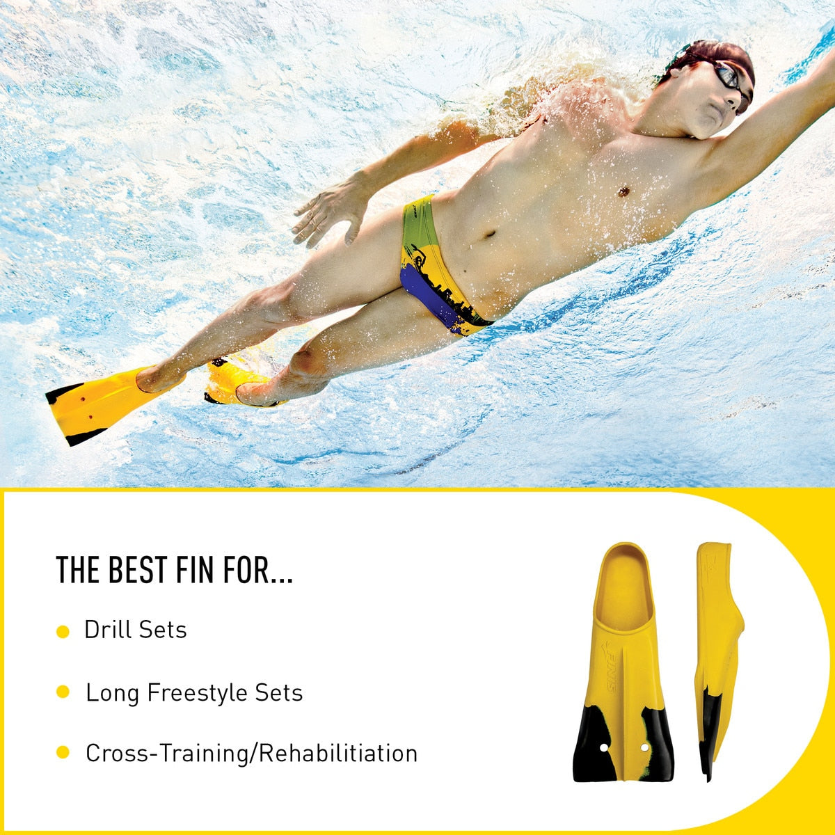 FINIS Z2 GOLD ZOOMERS® Short Blade Training Fins