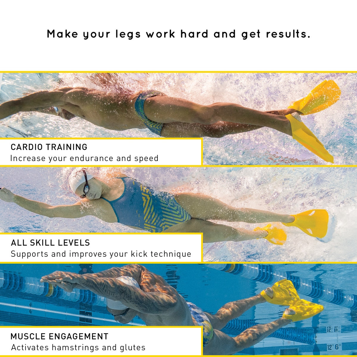 FINIS EDGE Muscle-Building Training Fins