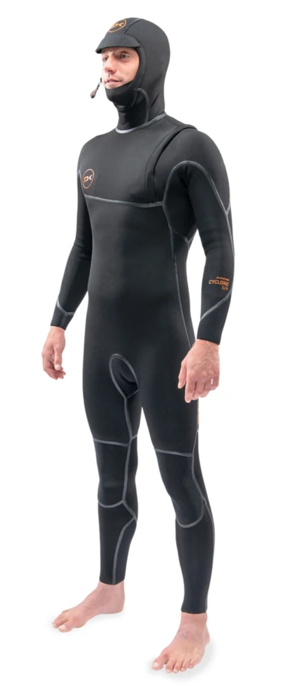 Dakine MENS CYCLONE ZIP FREE HOODED FULLSUIT