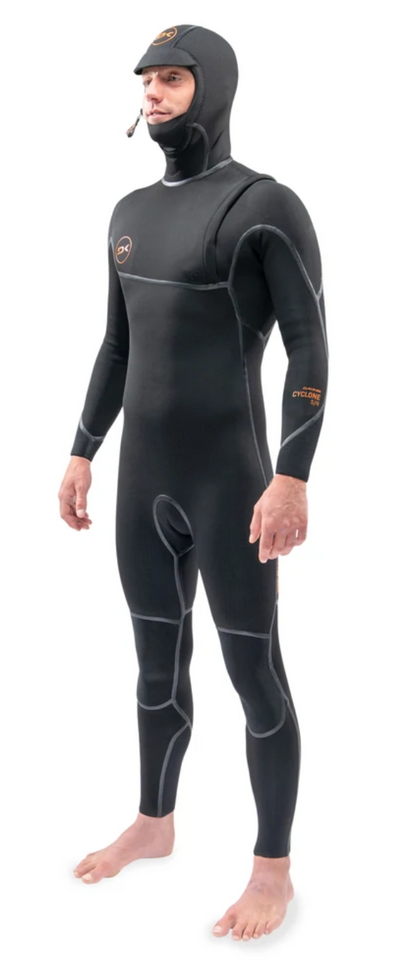 Dakine MENS CYCLONE ZIP FREE HOODED FULLSUIT