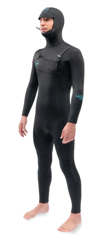 Dakine MENS MISSION Chest-Zip Hooded Full Wetsuit