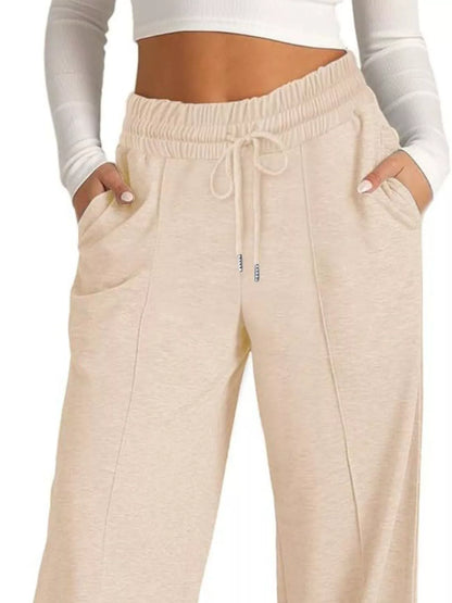 Wide Leg Drawstring Pants