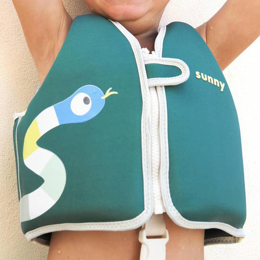 Sunnylife - Wholesale Beach Accessories - Float Vest 2-3 Into the Jungle Green