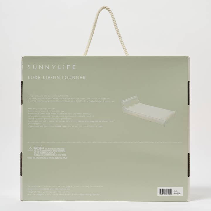 Sunnylife - Wholesale Inflatables - Luxe Lie-On Lounger Casa Blanca7
