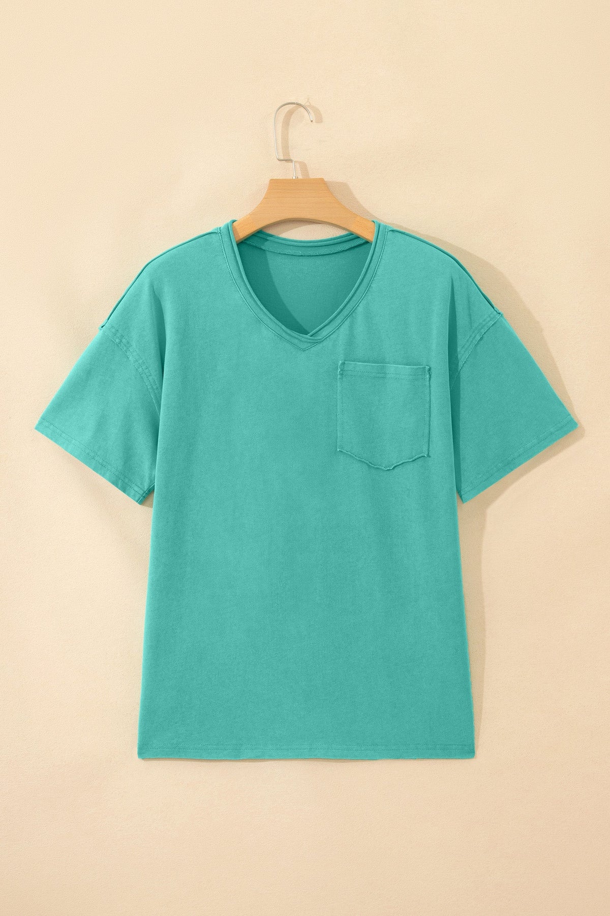 Sachet Pink Cotton Mineral Wash T Shirt