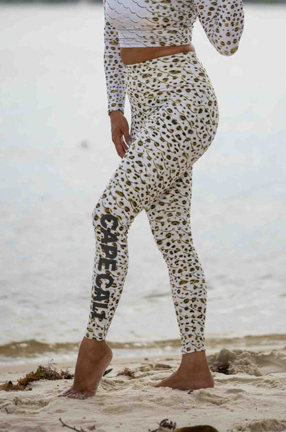 Leopard Shark Yoga & Swim Leggings - w/ Logo
