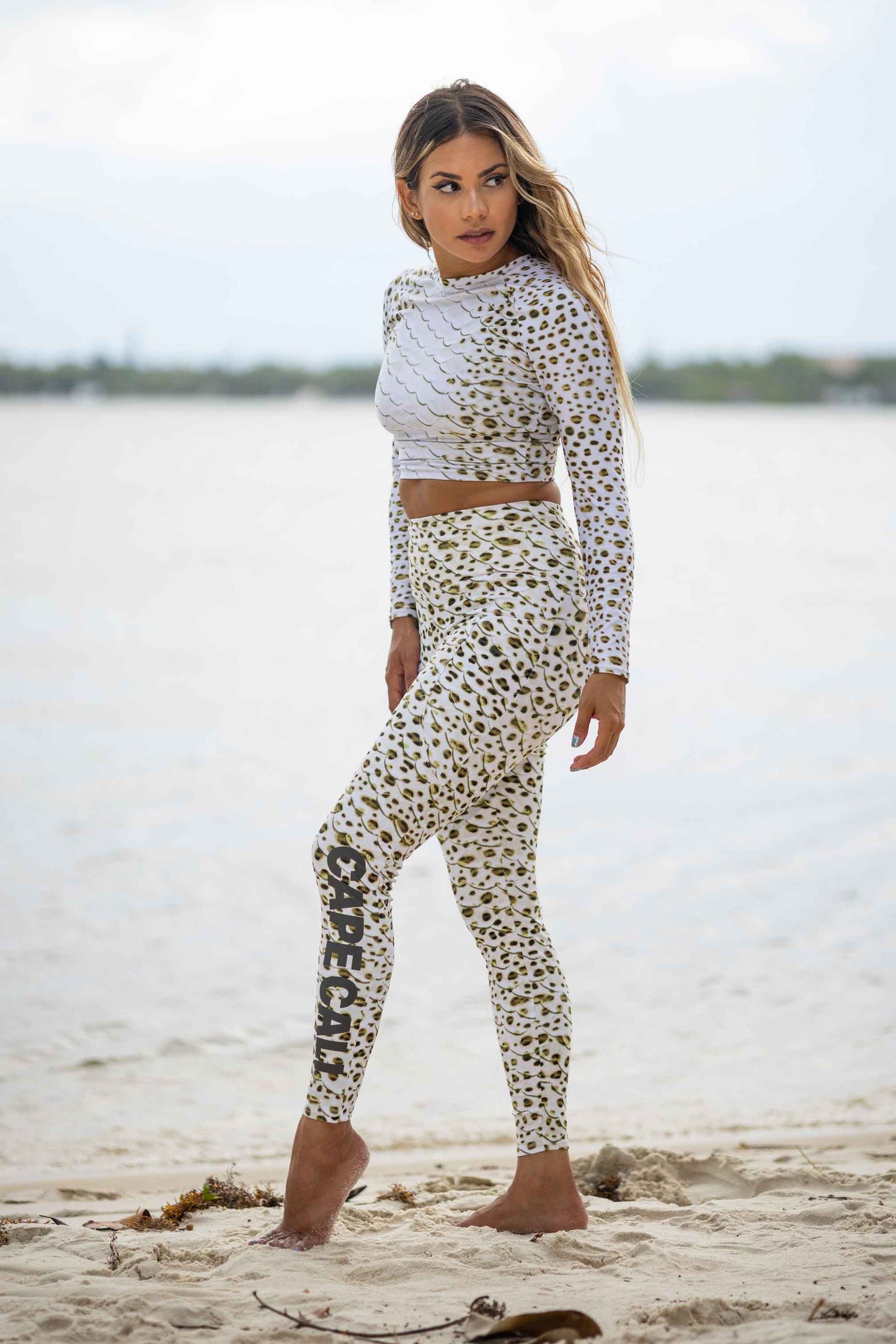 Leopard Shark Dive & Snorkel Leggings - w/ Logo