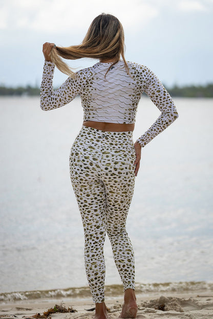 Leopard Shark Yoga & Swim Leggings  XS-4XL