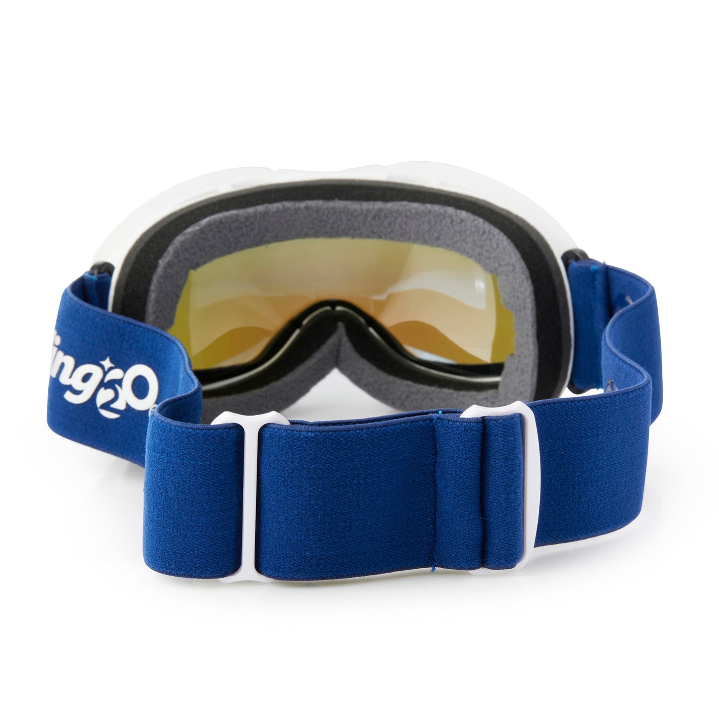 Icicle in White Kids' Ski Goggles