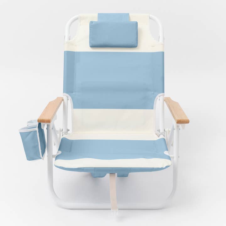 Sunnylife - Wholesale Beach Accessories - Deluxe Beach Chair La Mer Med Blue Block