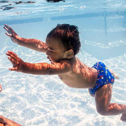 FINIS Patterned Baby and Toddler Reusable Swim Diaper
