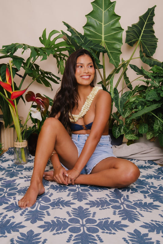 Abundant ‘Ulu Luxurious Hawaiian Beach Blanket for 2 in Aurora