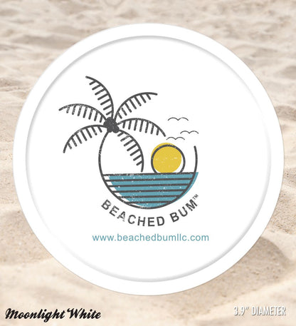 Moonlight White - Beached Bum Silicone Beach Coasters (Set of 2)