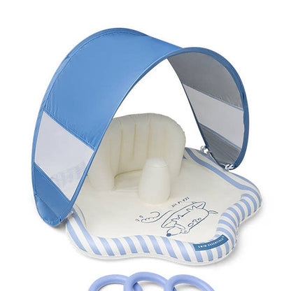 Sunwave Brands - Wholesale Inflatable Toy - Kids & Baby - Baby Splash Mat - Blue - Surfer - Ø 29.9 in