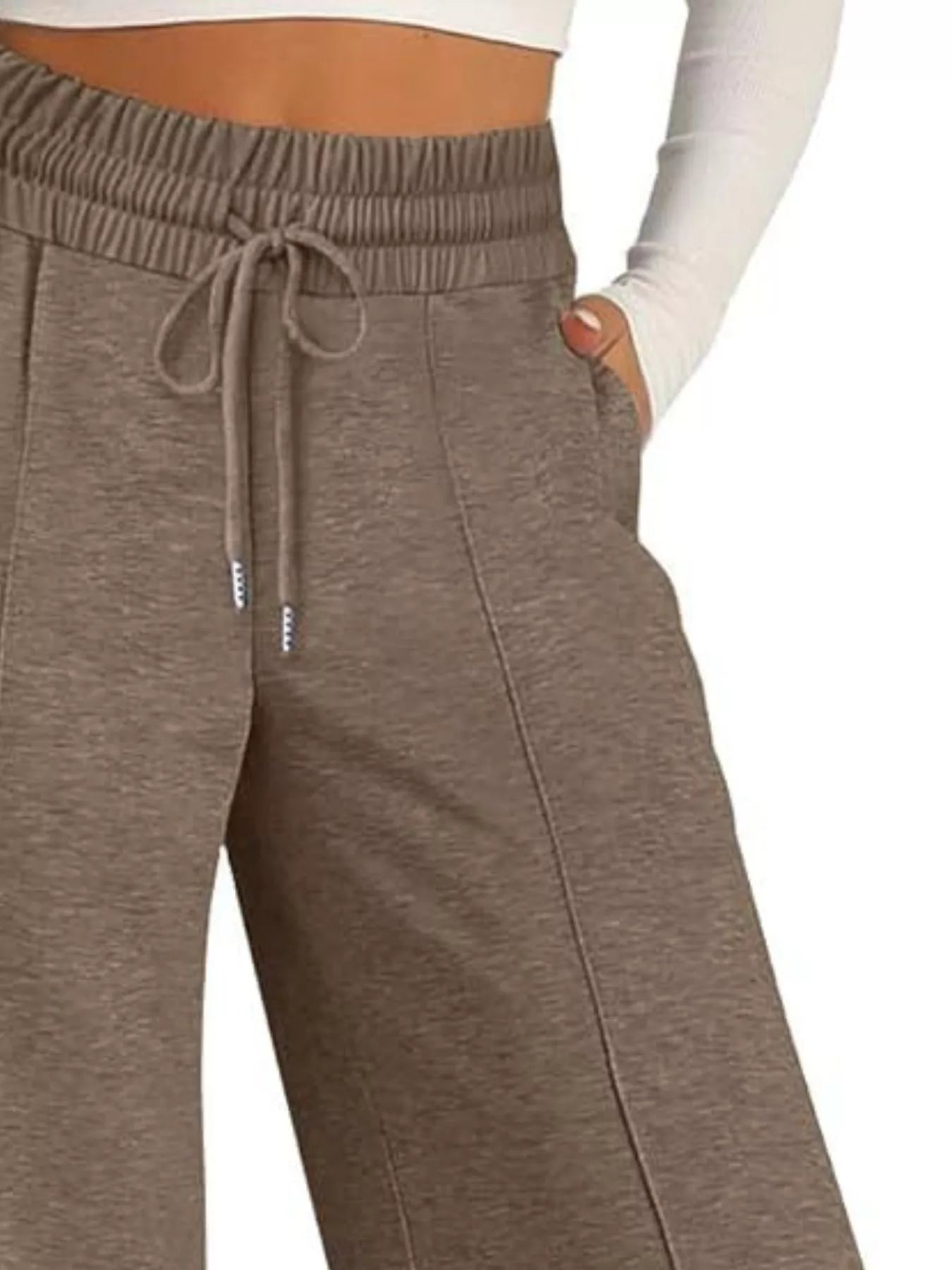 Wide Leg Drawstring Pants in Multiple Colors