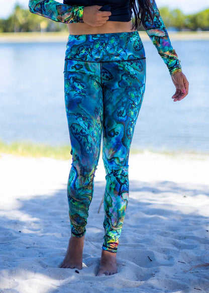 Abalone Yoga & Swim Leggings