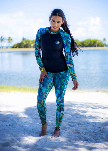 Abalone Yoga & Swim Leggings