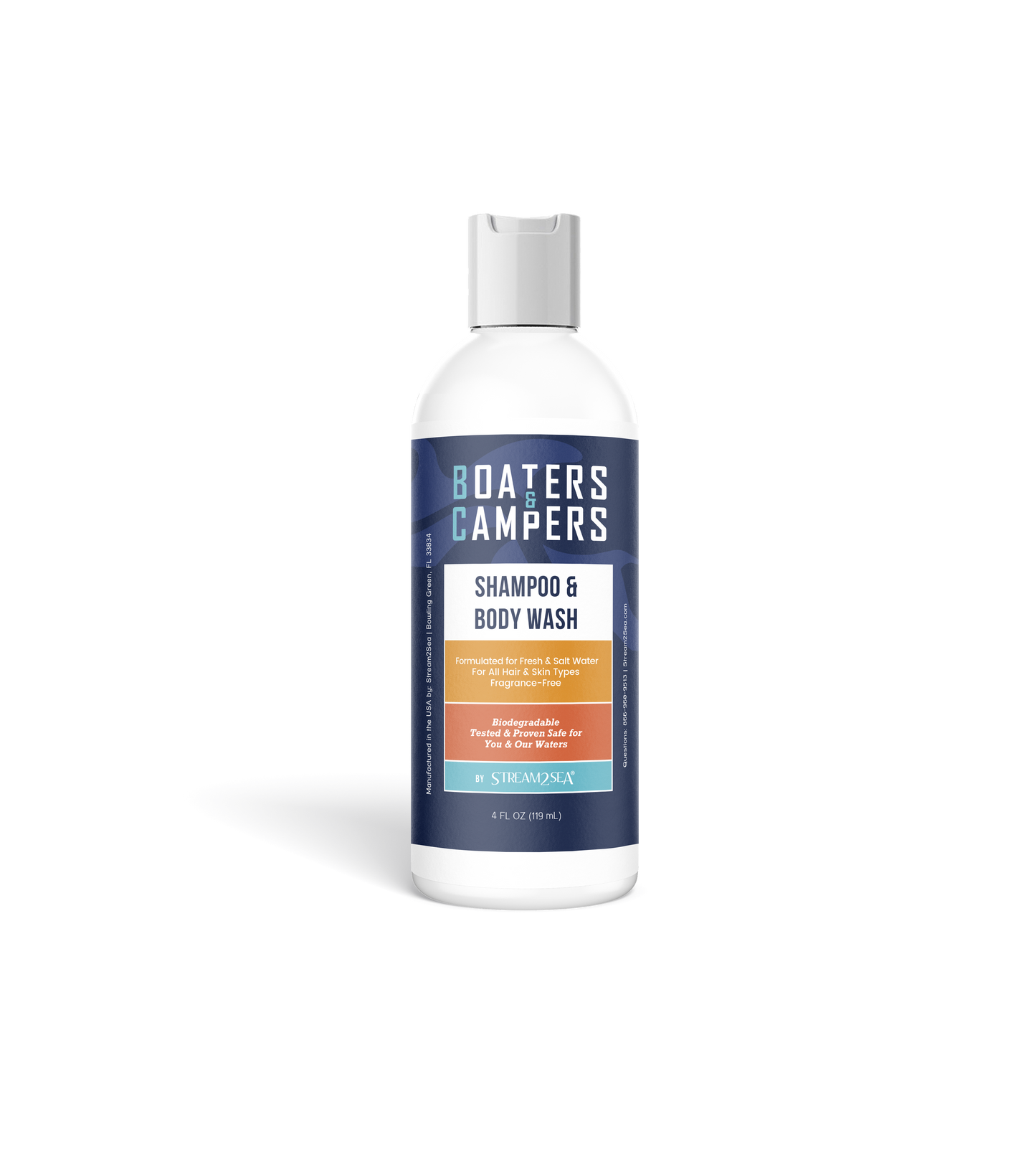 Boaters & Campers Shampoo & Body wash- 4 oz