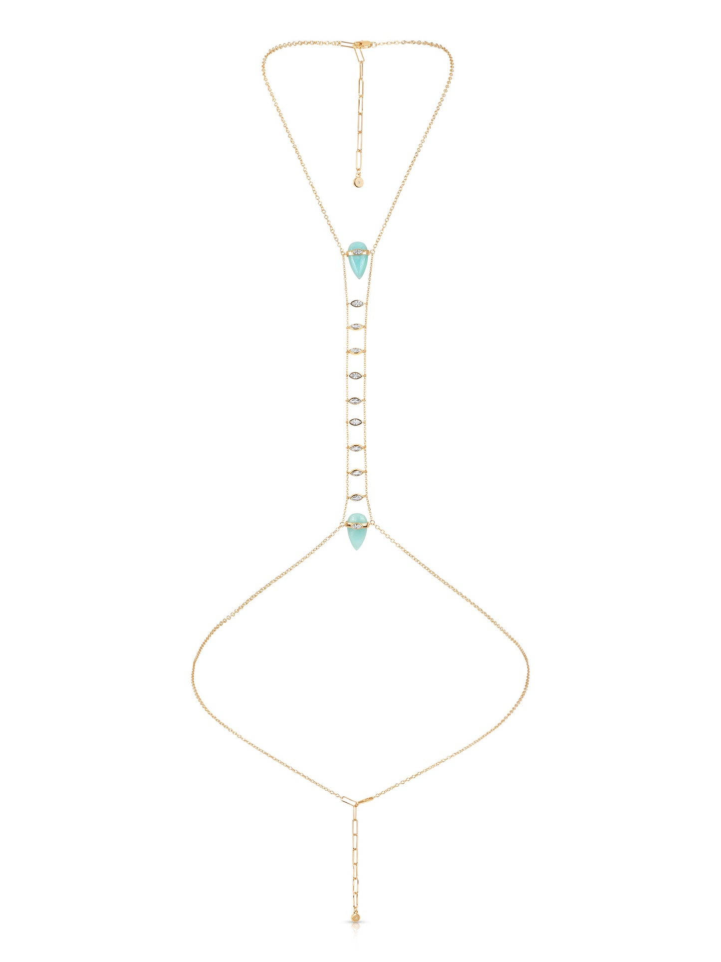 Turquoise Solstice Body Chain