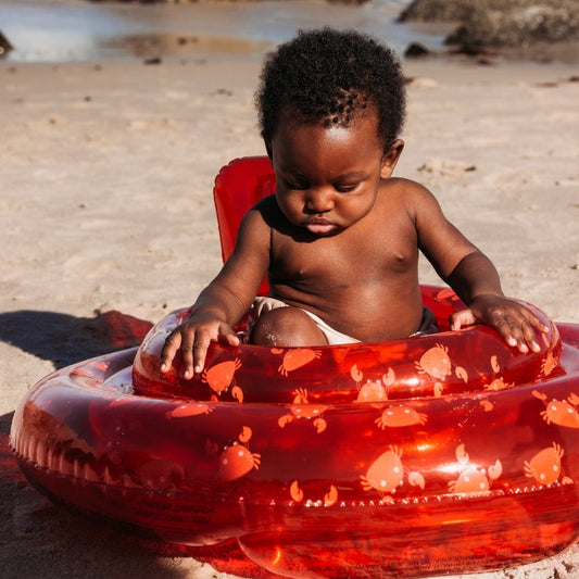 Baby Float - Red - Crabby - 0/12 Months