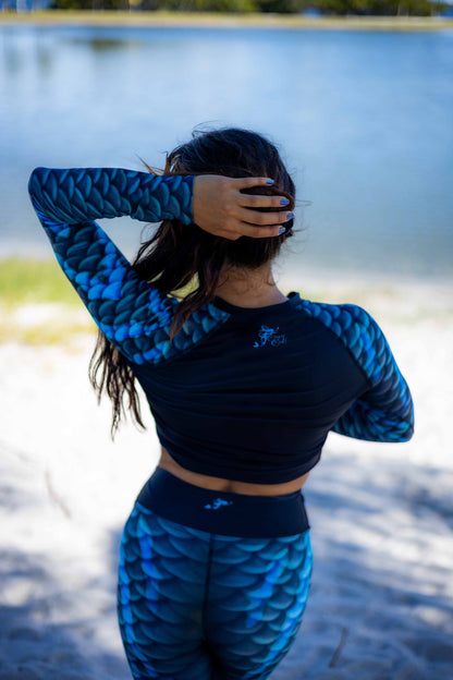 Black Magic Mermaid Rash Guard