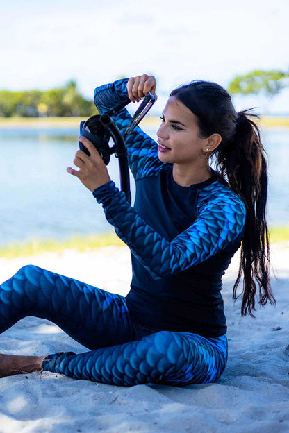 Black Magic Mermaid Rash Guard
