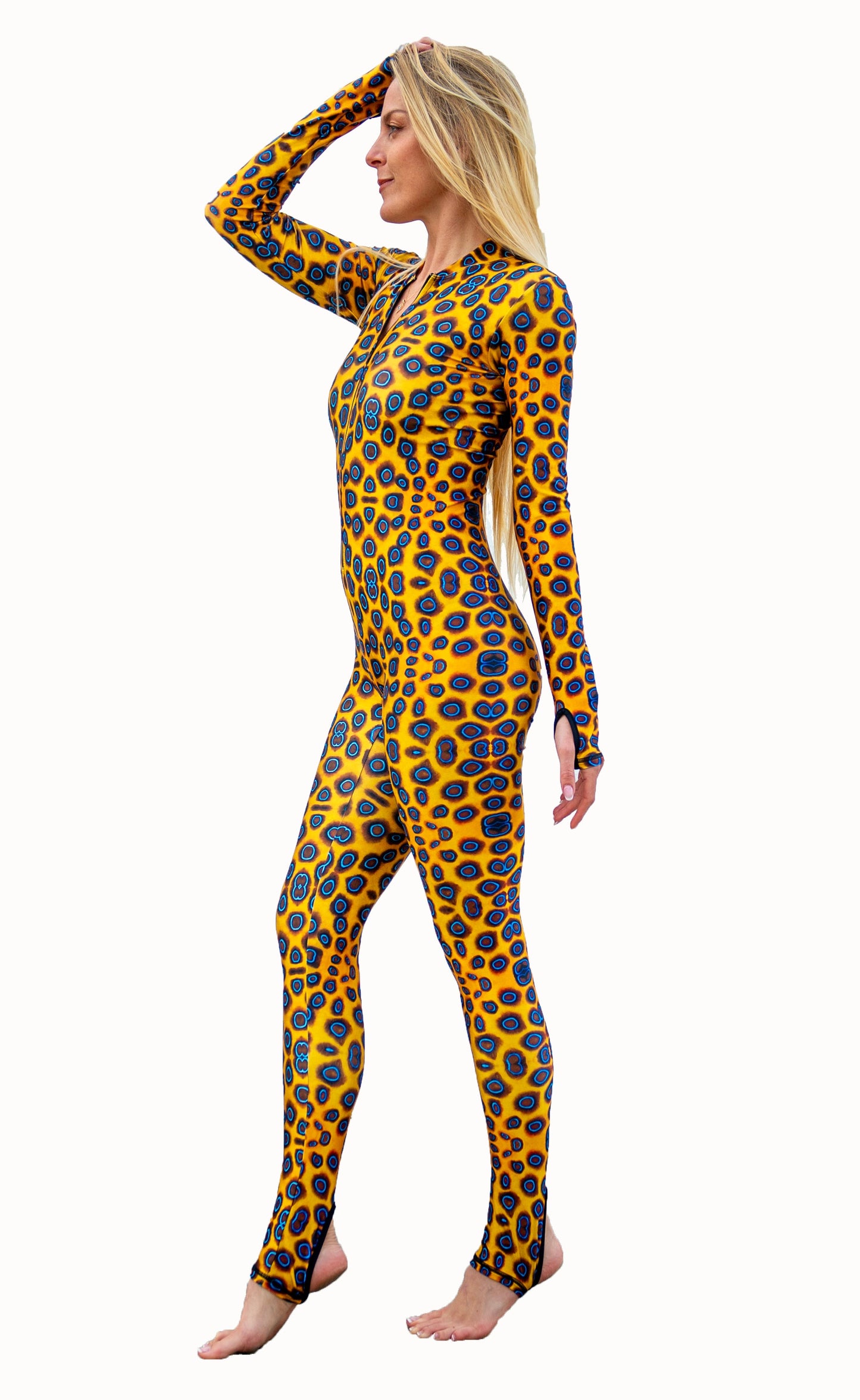 BLUE RINGED OCTOPUS - Front Zippered DiveSkins