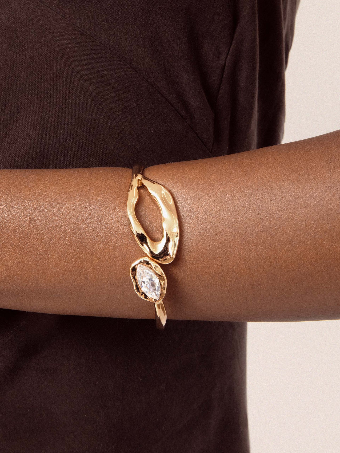 Molten Marquise Cuff