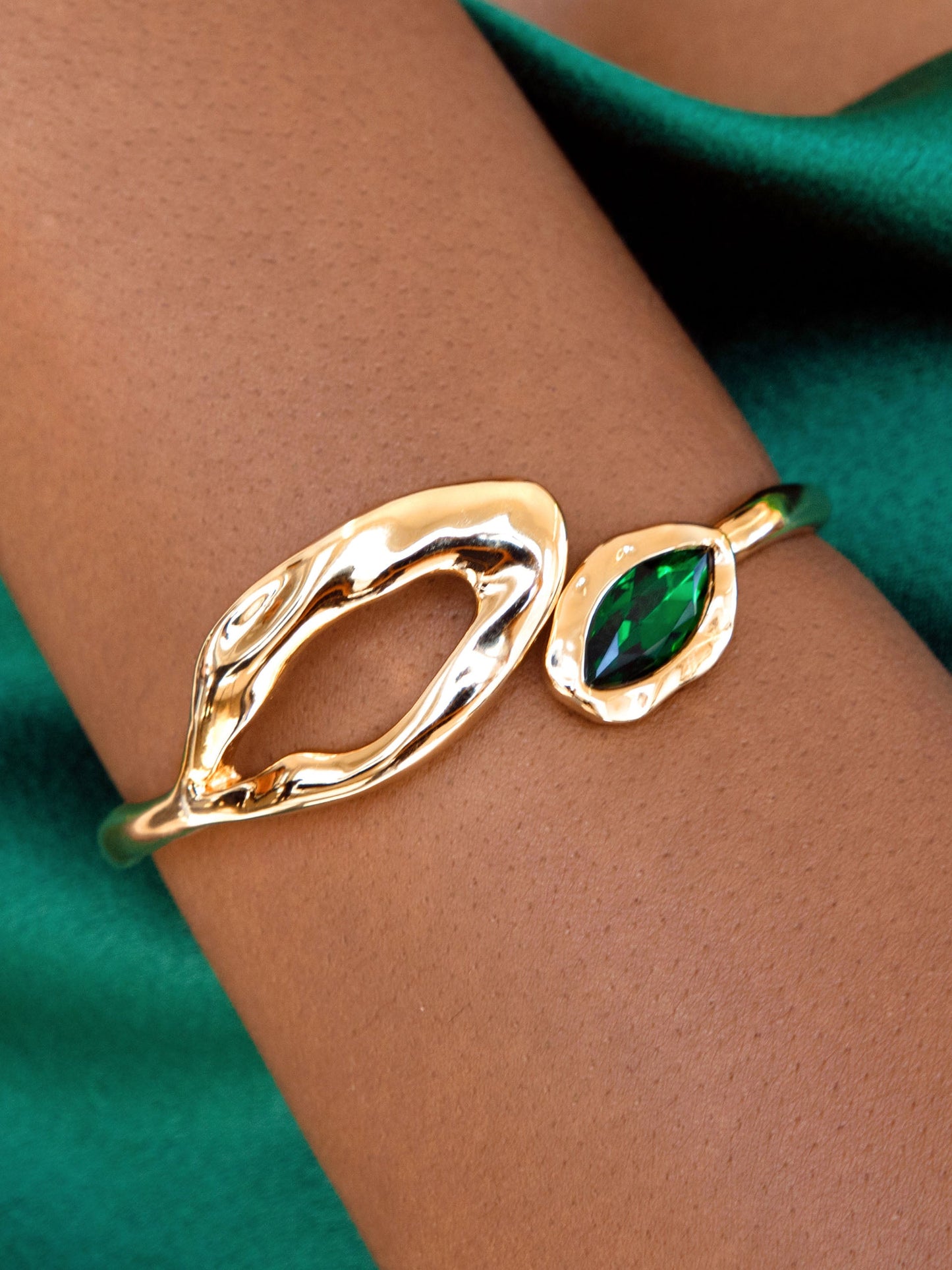 Molten Marquise Cuff