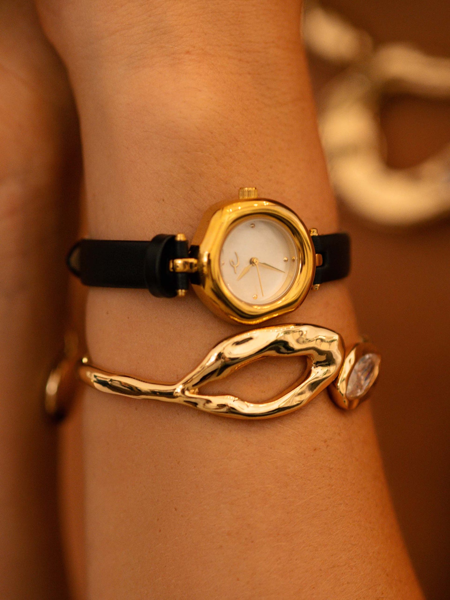 Molten Marquise Cuff