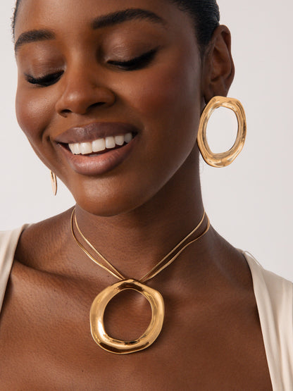 Open Circle Necklace