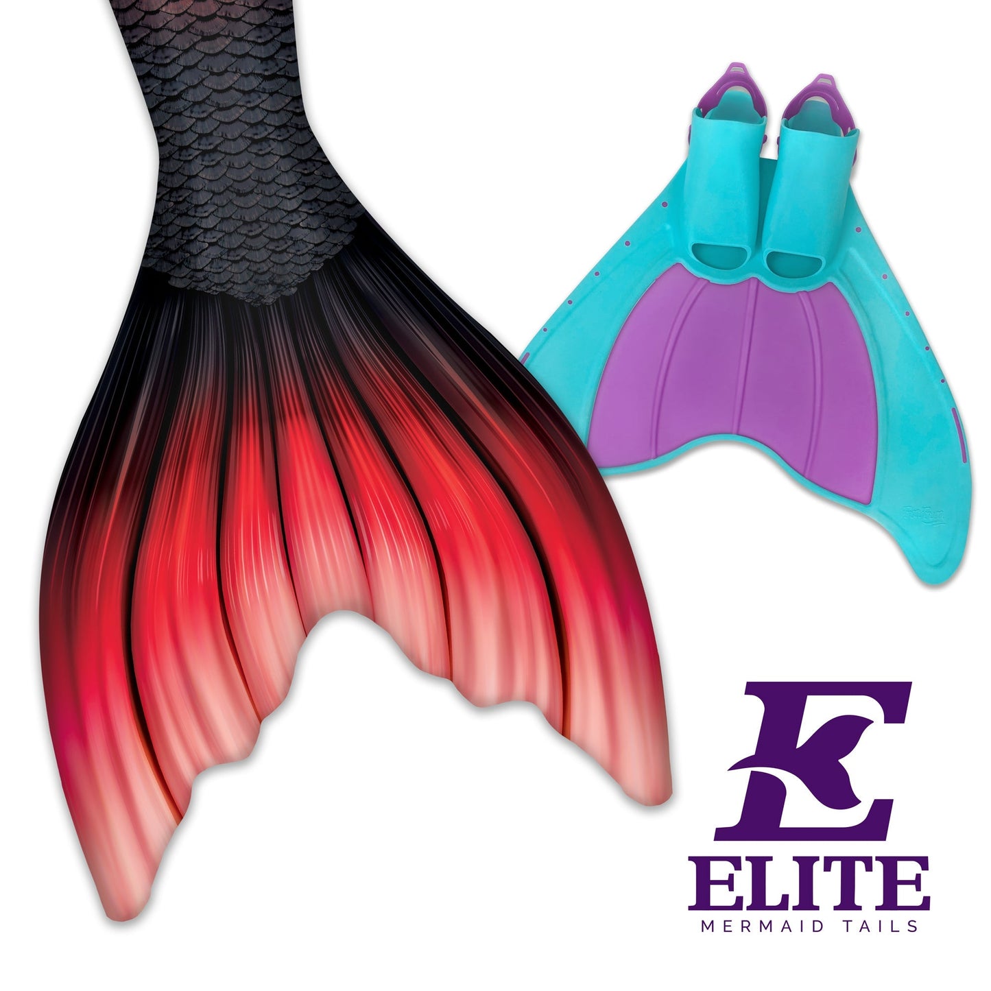 Ruby Calypso Elite Mermaid Tail