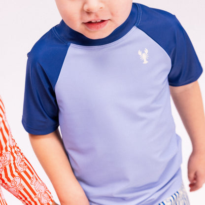 Swim Shirt Short Sleeves - Blue - Catch Of The Day