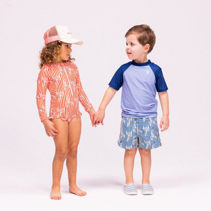 Swim Shorts - Blue - Lobster Bay