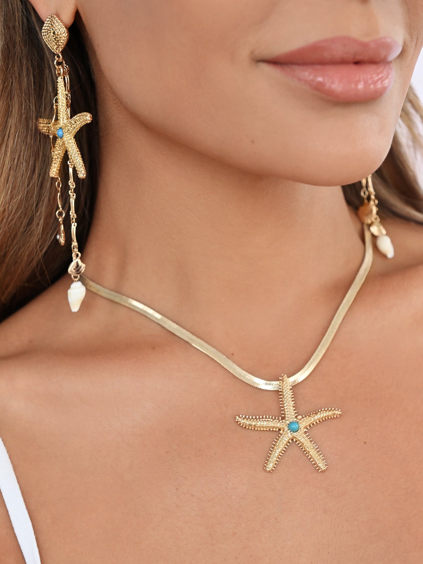 Starfish Seeker Drop Earrings