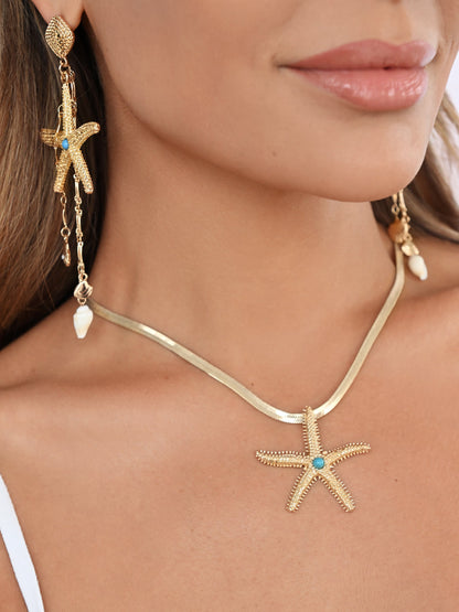 Starfish Seeker Drop Earrings